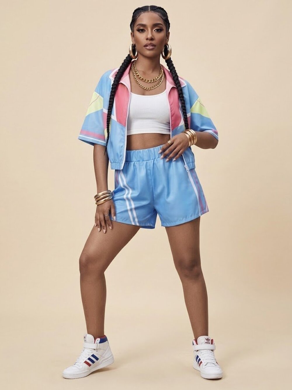 Women’s 2‑Piece Jogger Short Set | NWOT | Sporty Streetwear Matching Outfit